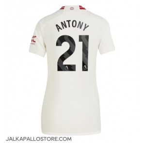 Manchester United Antony #21 Kolmaspaita Naisten 2023-24 Lyhythihainen